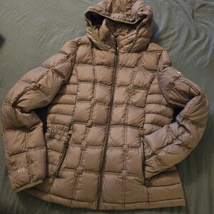 ZeroXposur 650 gray lightweight ladies M quilted hooded winter jacket